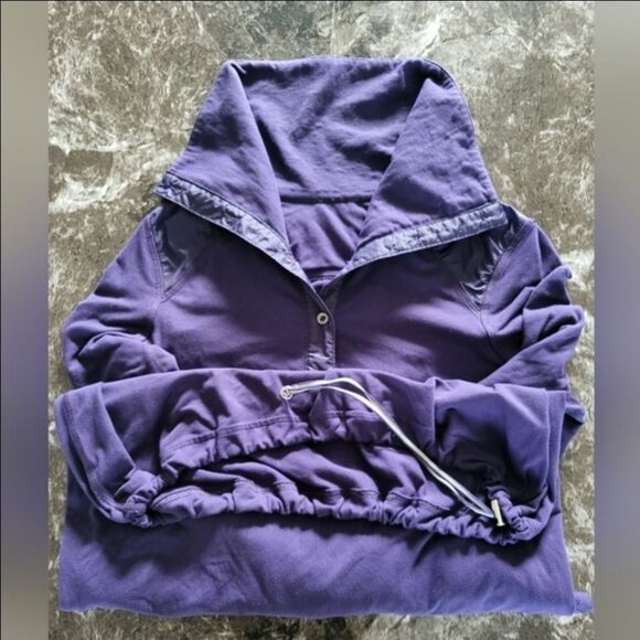 Lululemon size 4 Purple Long Sleeve Running Top With Buttons - Picture 7 of 7